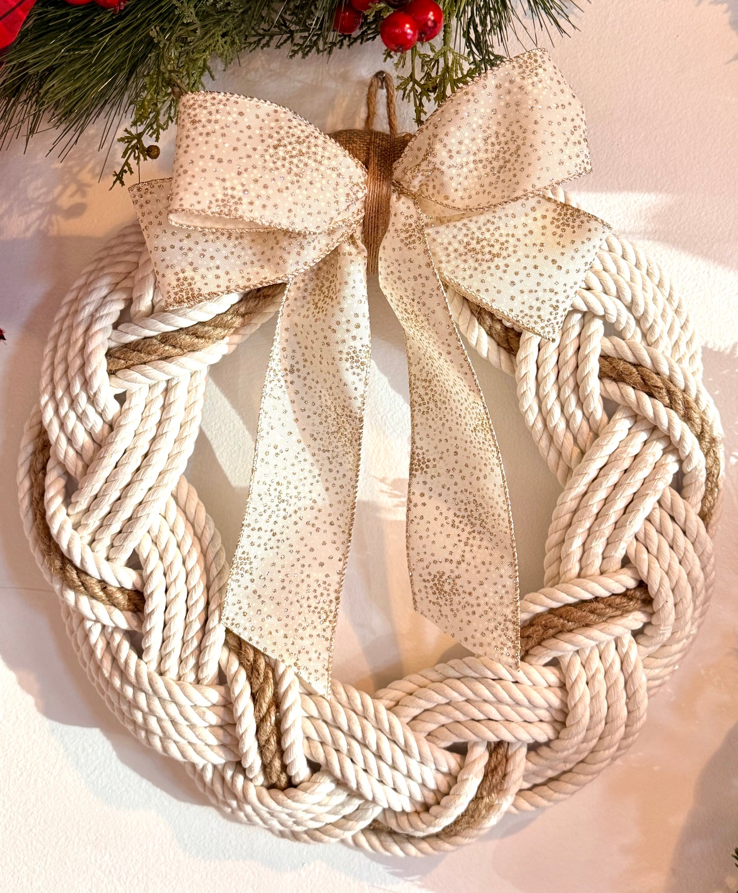 16” Salt and Sea w/ Champagne Ribbon