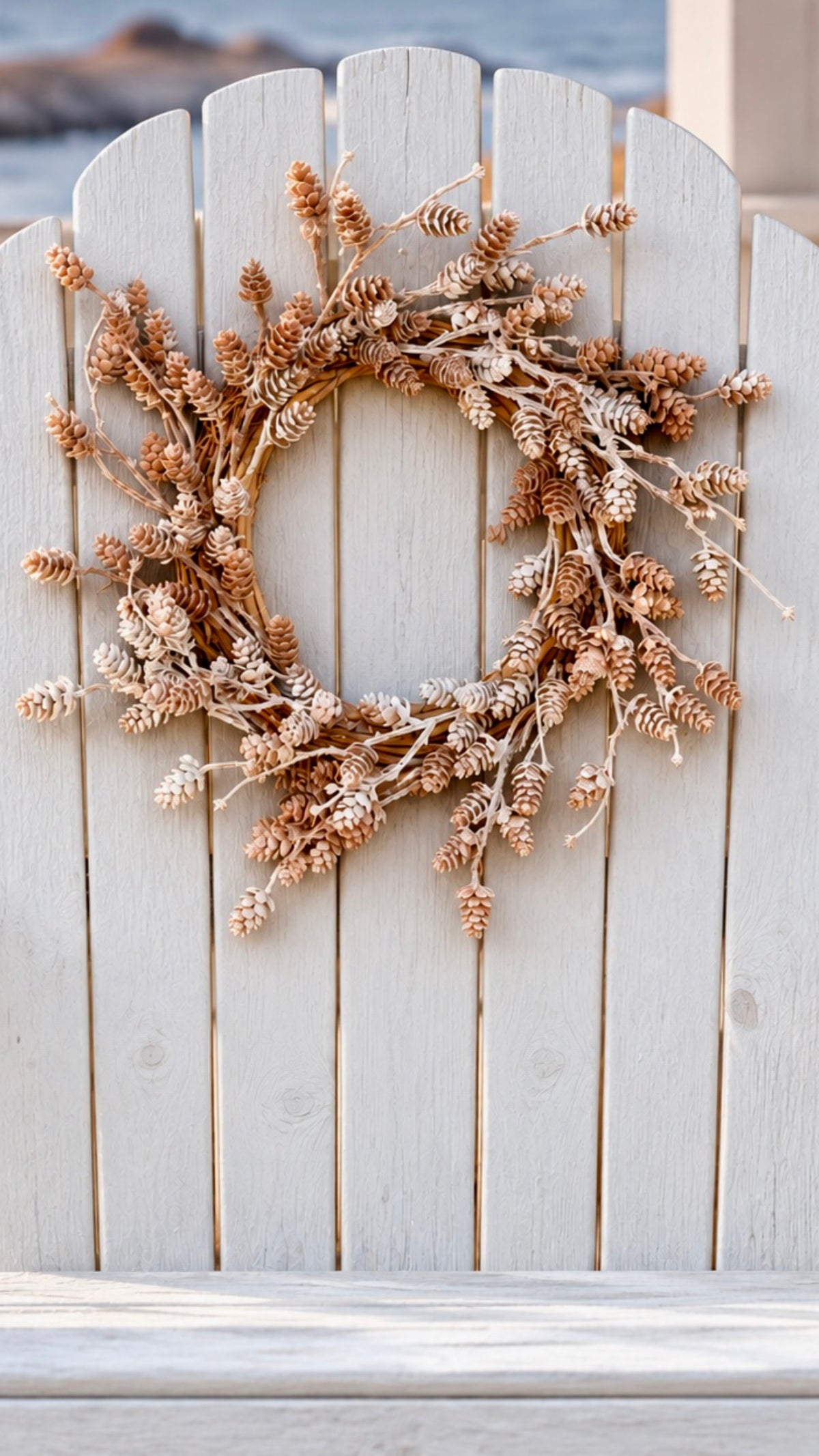 12” Mini Acorn Wreath/ Candle Ring