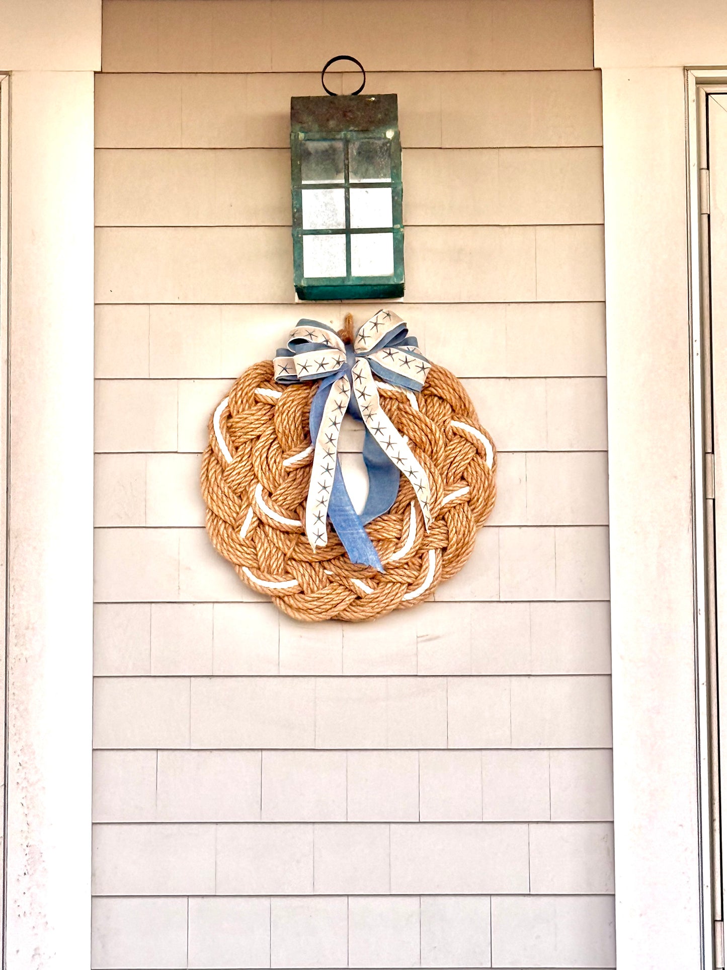 20” Double Braided Jute w/ White accent