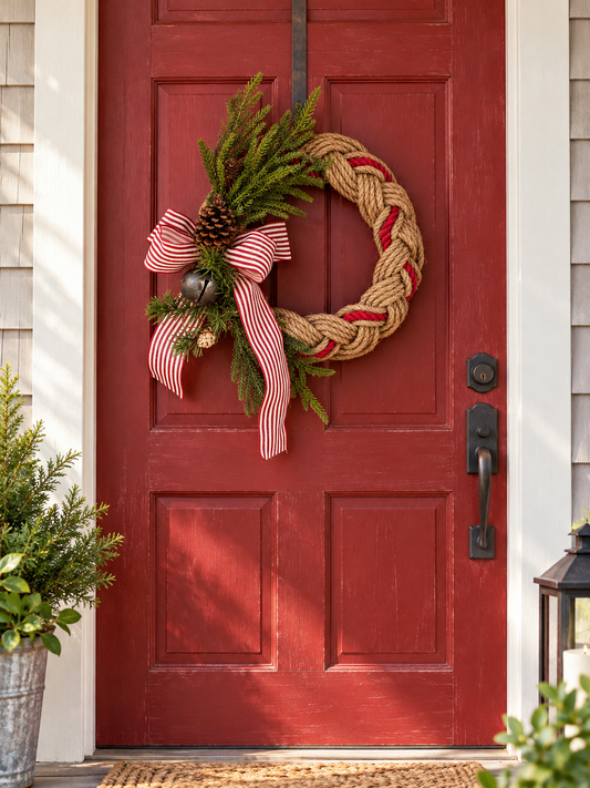 Rustic Rope and Evergreen