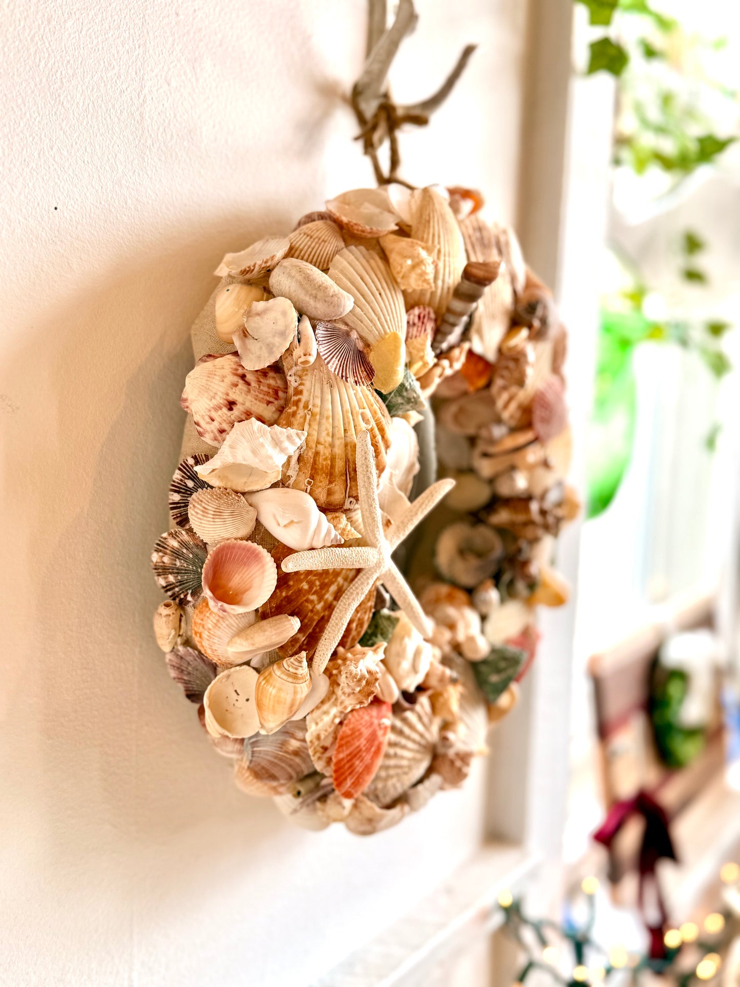 14” Exotic Shell Wreath