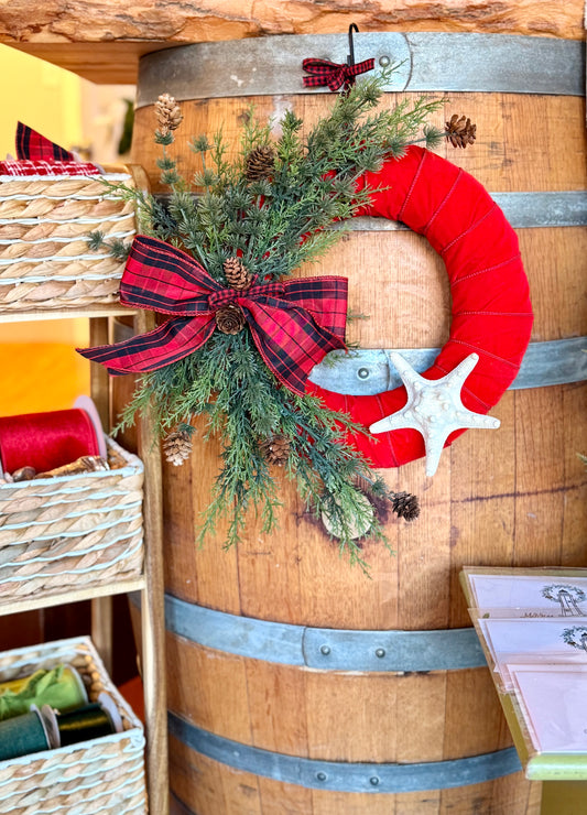 14” Harbor Holiday Plaid