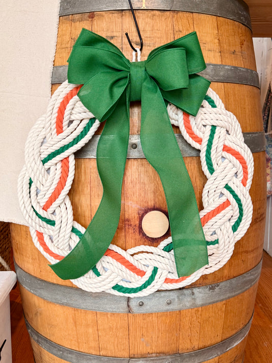18” Irish Rope Wreath