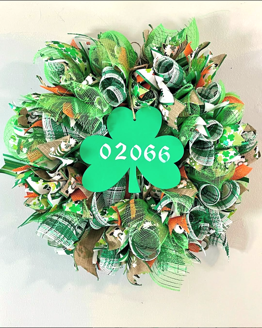 13" Wreath | St. Patrick's Day Scituate Area Code