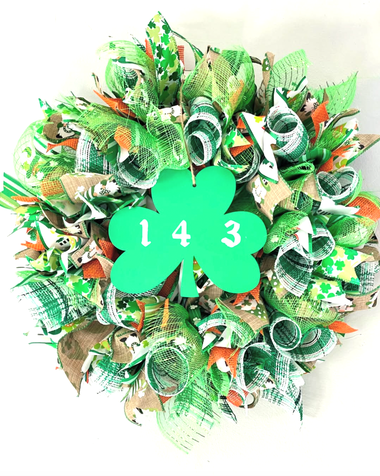 13" St. Patrick's Day Wreath