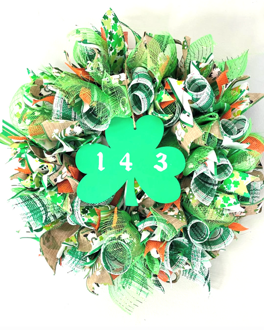 13" St. Patrick's Day Wreath