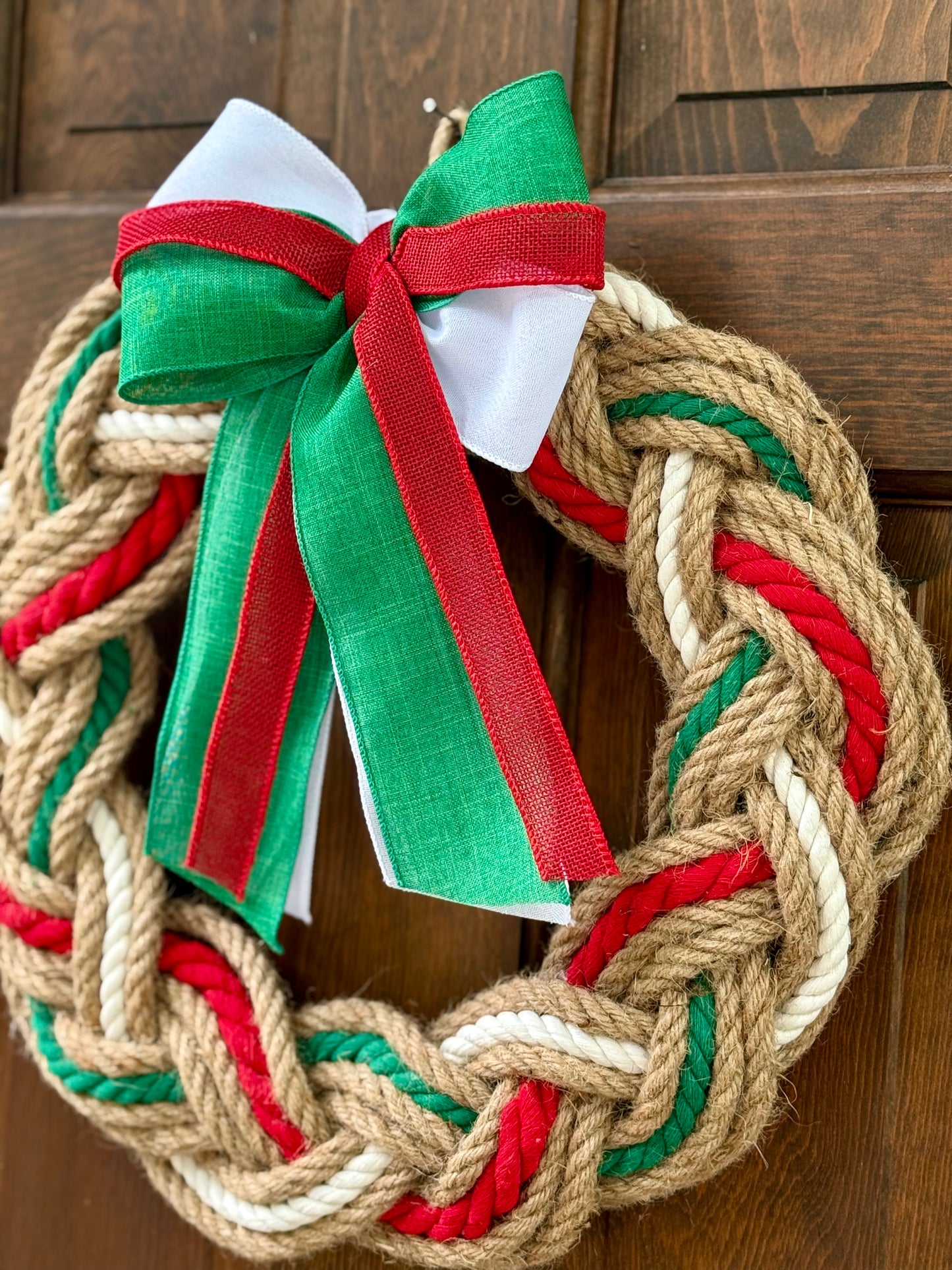 16” Holiday Rope Wreath