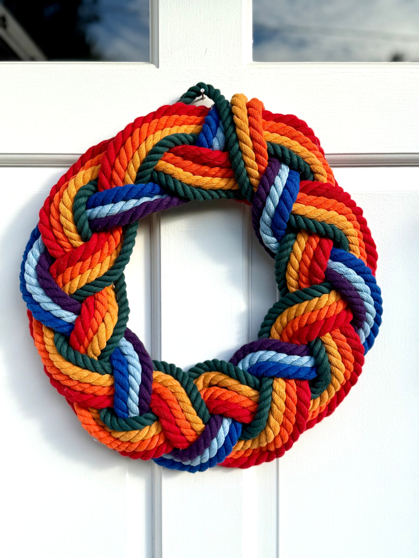 16” Rainbow Bright Wreath