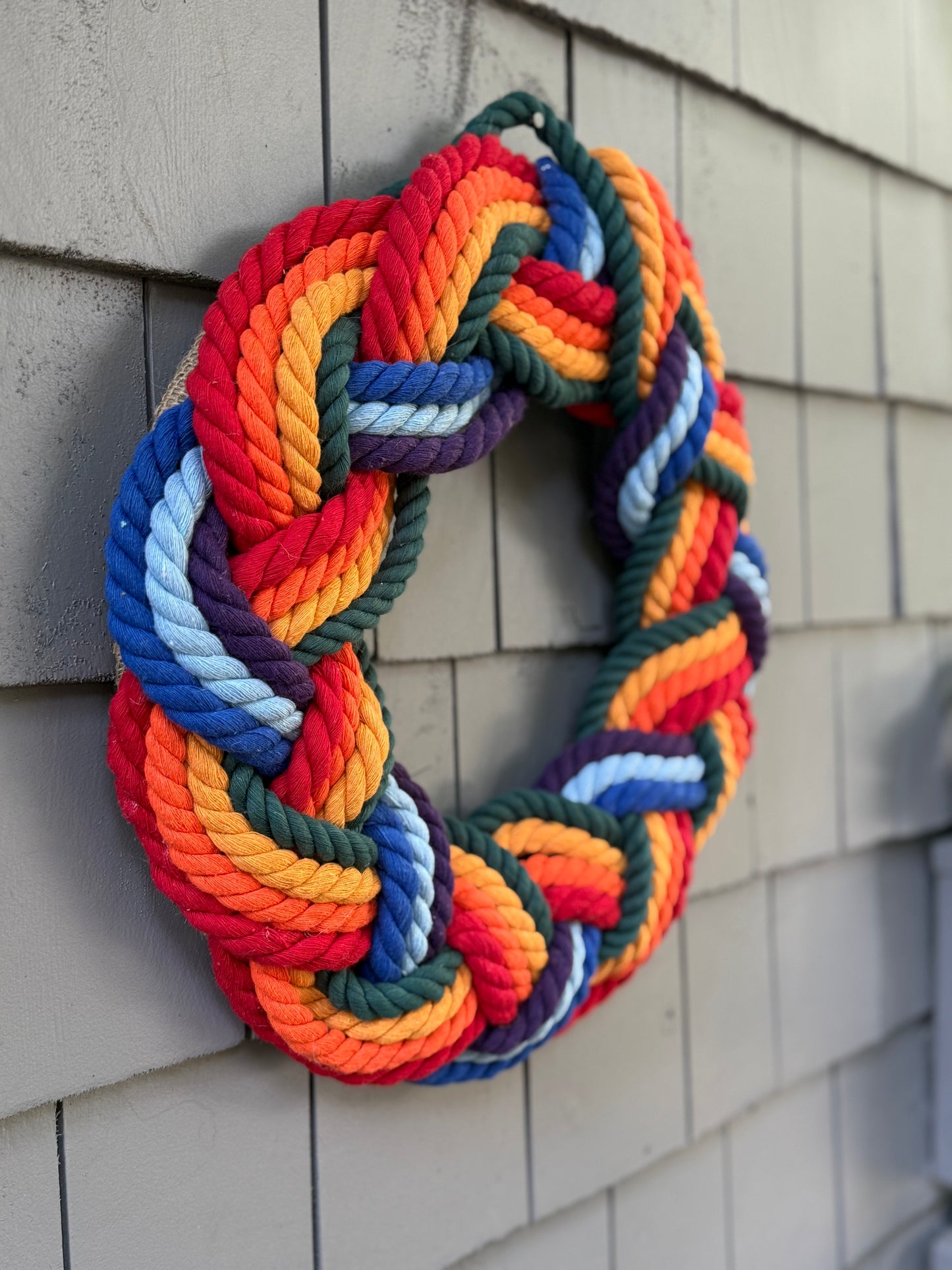 16” Rainbow Bright Wreath