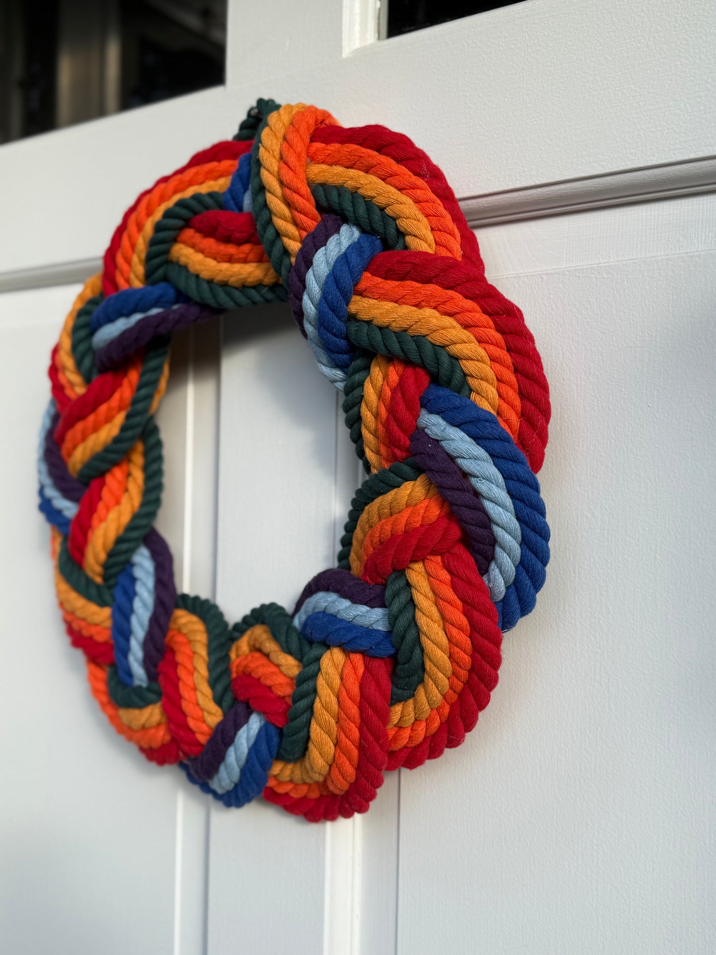 16” Rainbow Bright Wreath