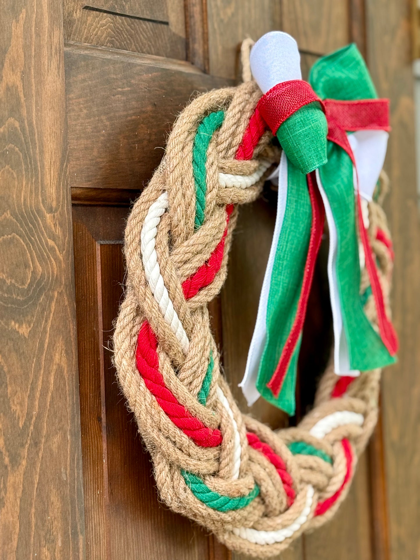 16” Holiday Rope Wreath