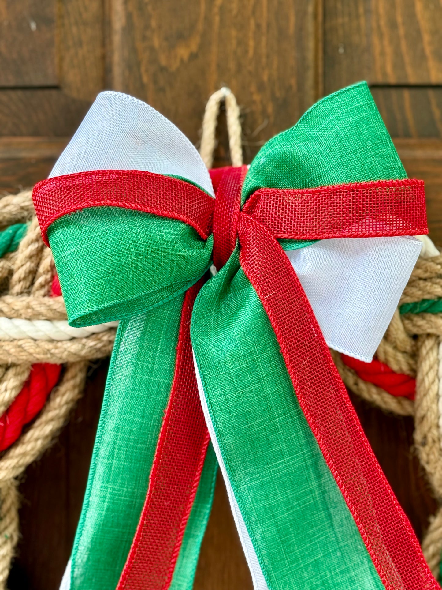 16” Holiday Rope Wreath