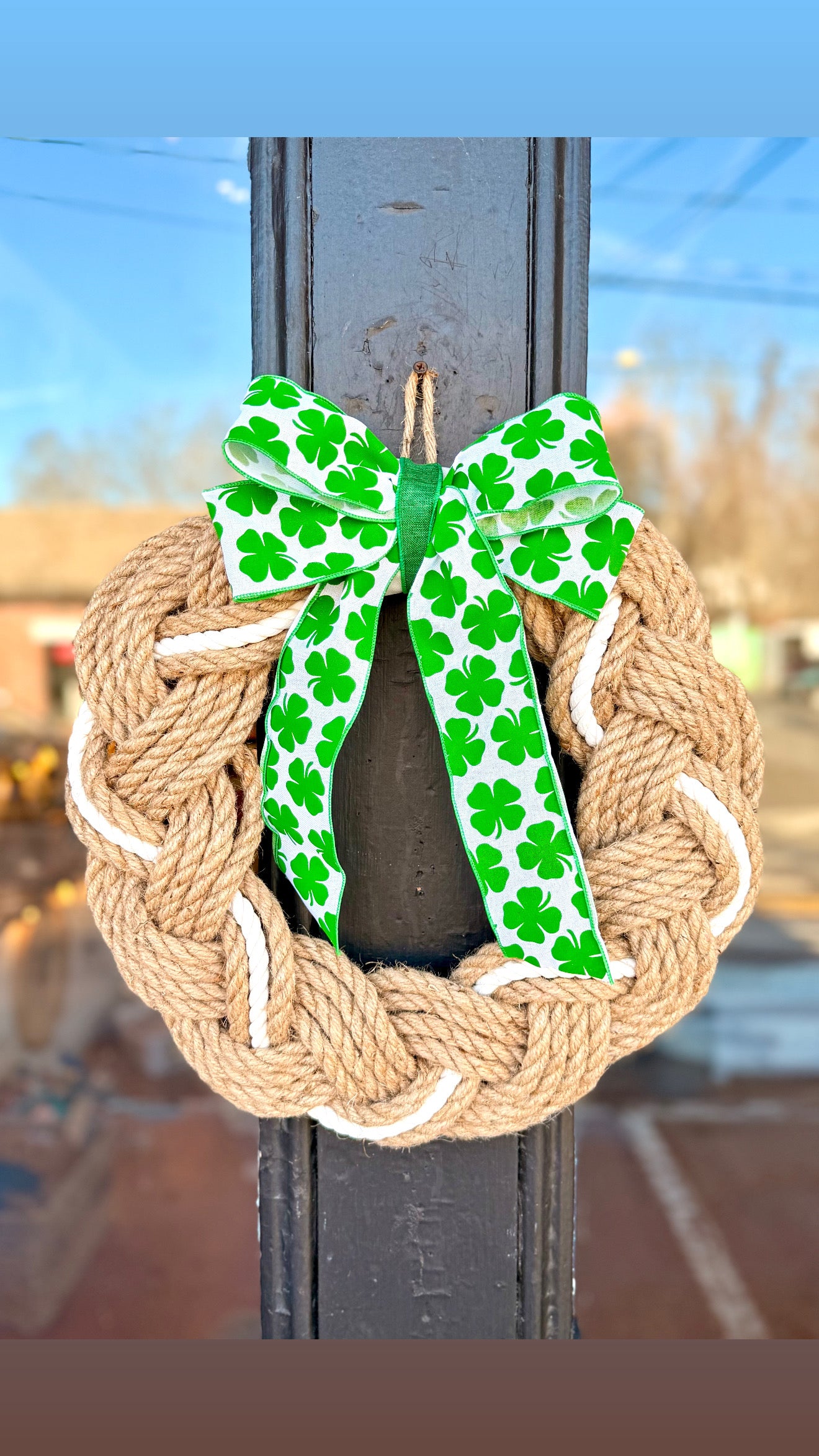 16” Sandhills w/ Shamrock Bow