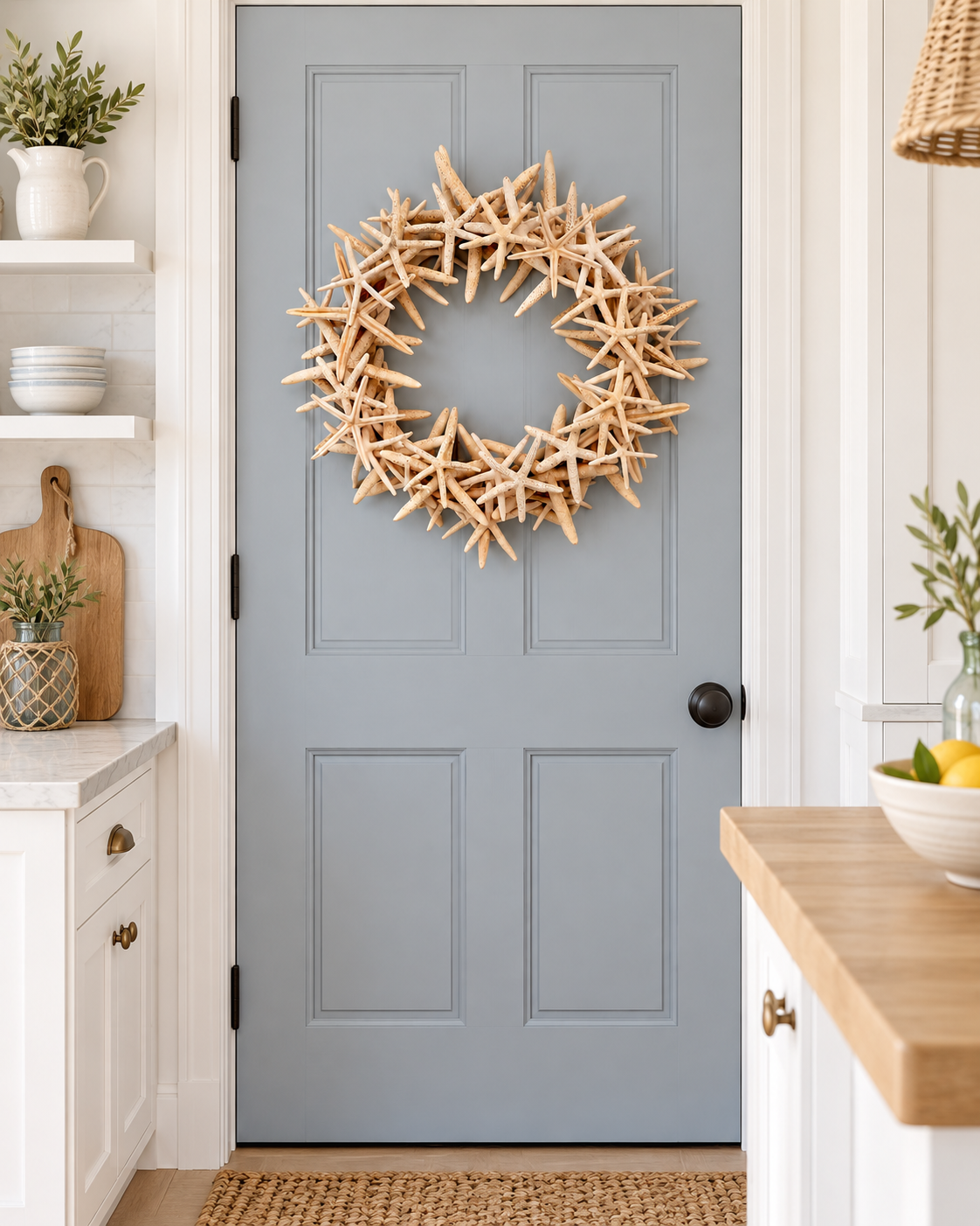 Coastal Starfish Wreath