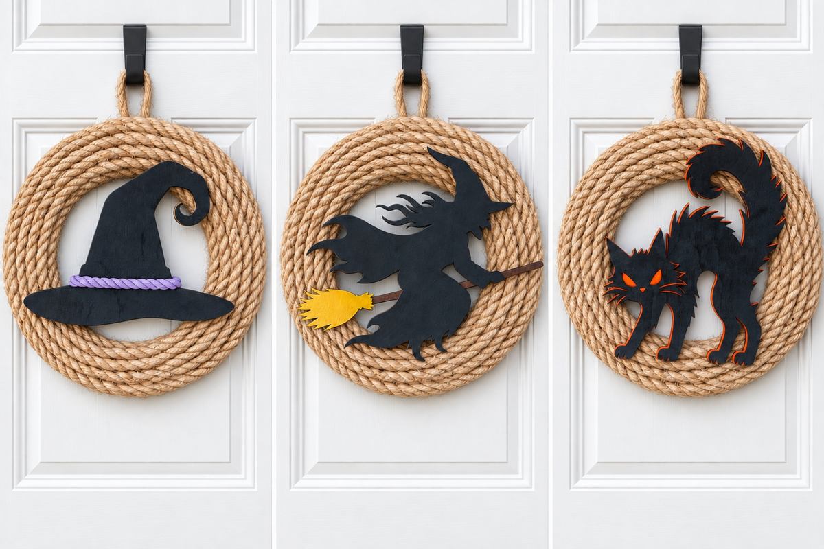 12” Spooky Seaside Rope Wreaths