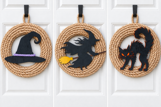 12” Spooky Seaside Rope Wreaths
