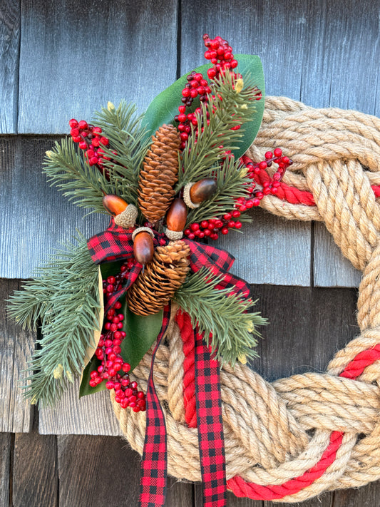 15” Rustic Evergreen